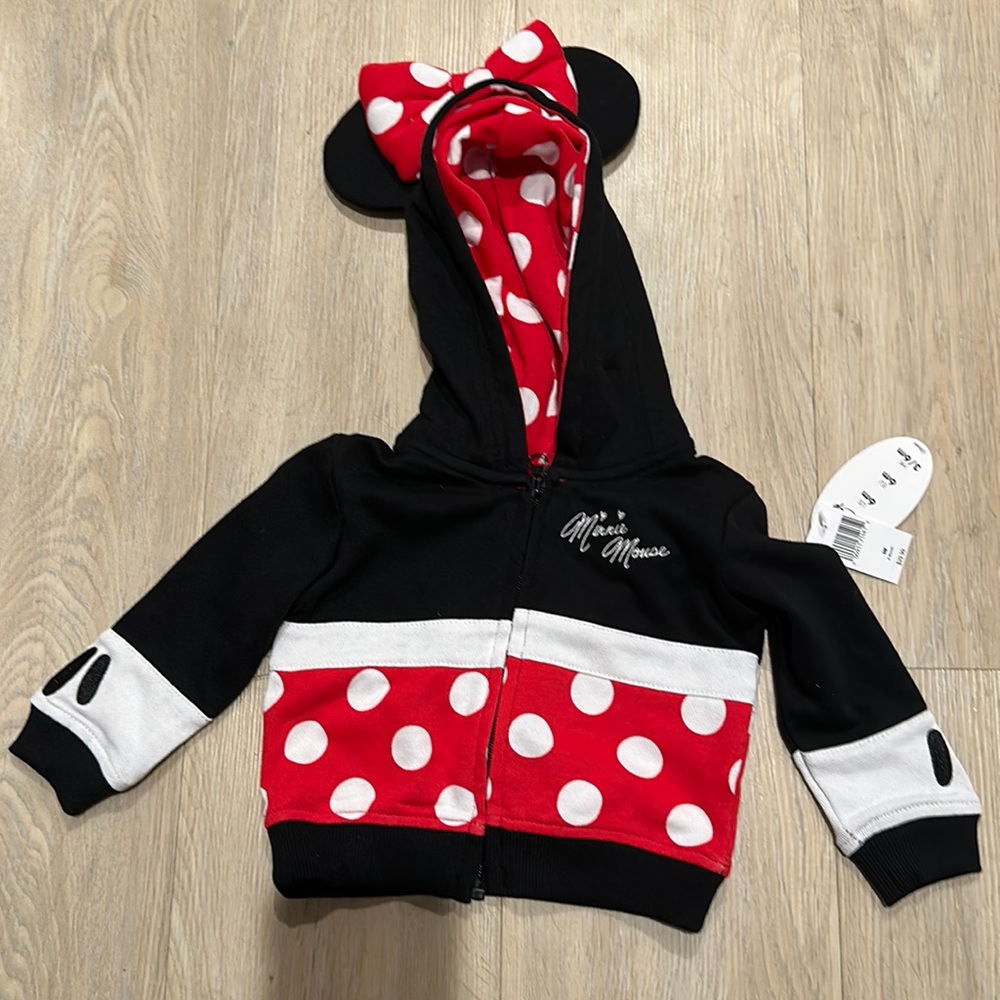 Minnie Mouse Zip Up